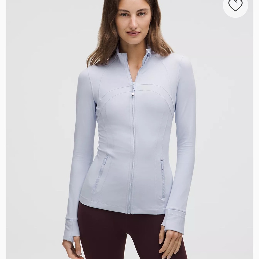 Light blue Define Jacket Nulu Lululemon